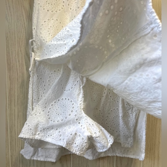 Lilly Pulitzer White Eyelet Ruffle Jumper Dress Size 6 EUC - Picture 6 of 8
